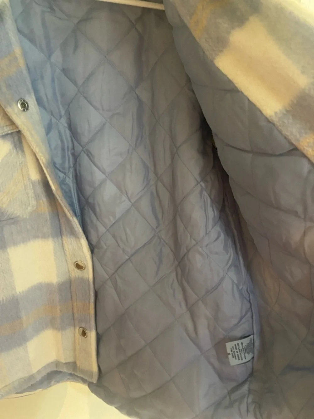 Jou Jou Light Blue Embroidered Label Coat - Picture 4 of 4